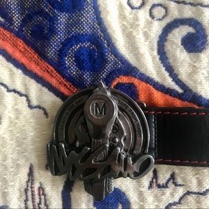 Vintage Mossimo black leather belt